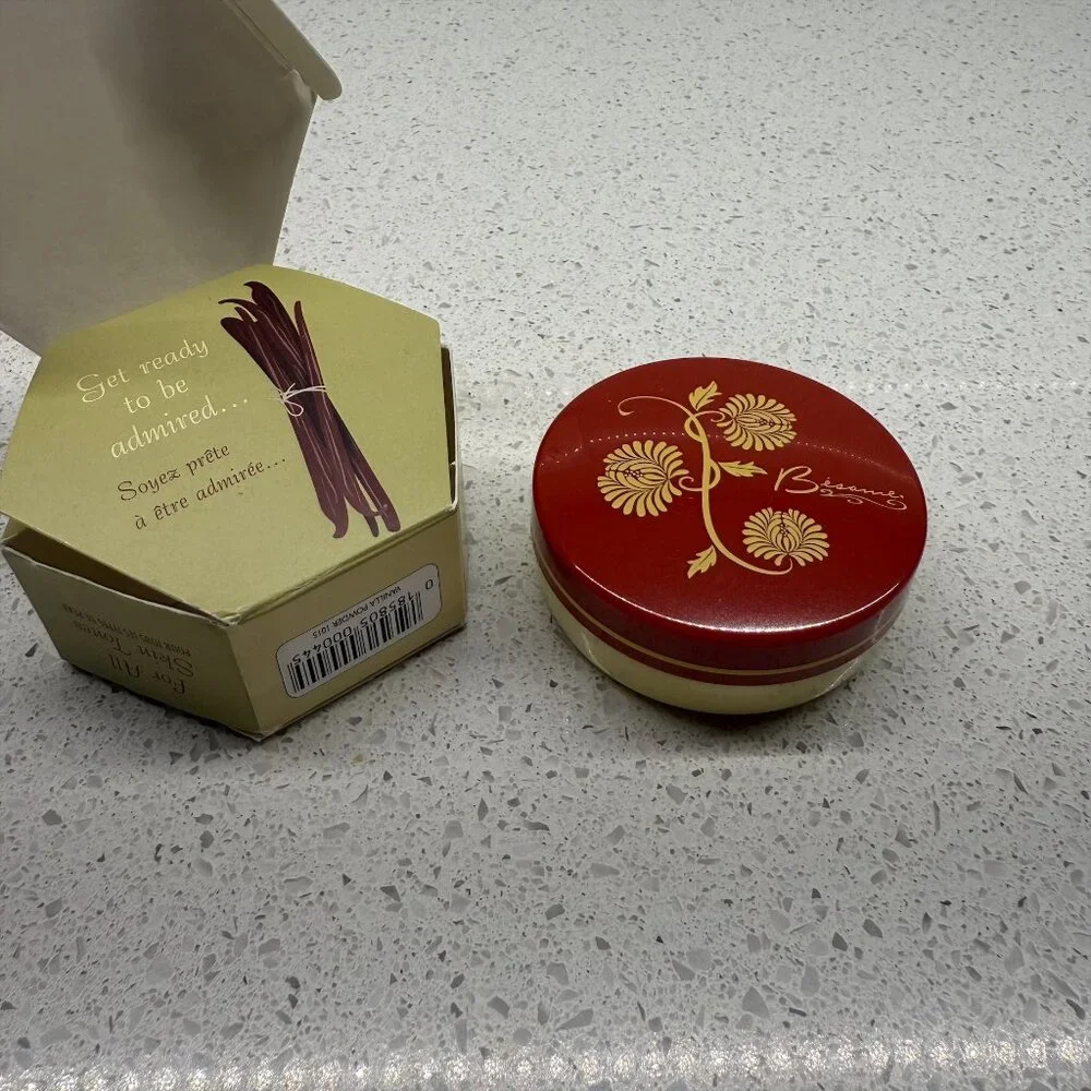 Besame Cosmetics Brightening Vanilla Face Powder - Picture 2 of 8